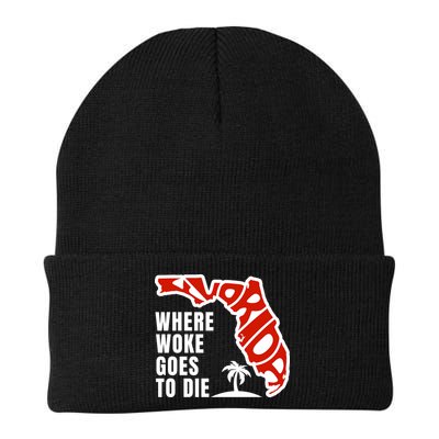 Conservative Governor Ron Desantis Quote:Florida Is Where Woke Goes To Die Beanie