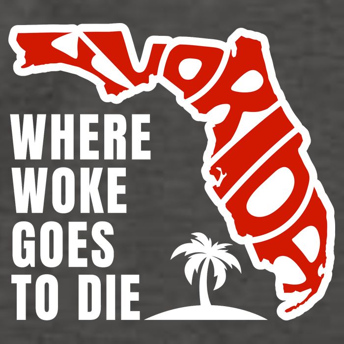 Conservative Governor Ron Desantis Quote:Florida Is Where Woke Goes To Die Vector Backpack