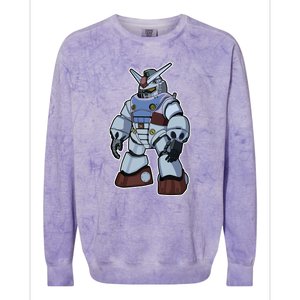 Cool Gundam Robot Colorblast Crewneck Sweatshirt