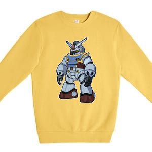 Cool Gundam Robot Premium Crewneck Sweatshirt