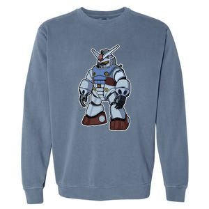 Cool Gundam Robot Garment-Dyed Sweatshirt