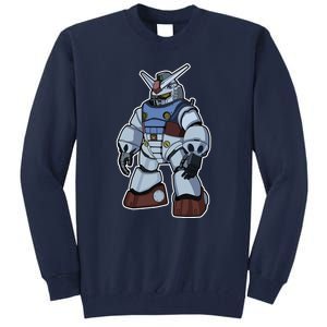 Cool Gundam Robot Tall Sweatshirt