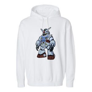 Cool Gundam Robot Garment-Dyed Fleece Hoodie