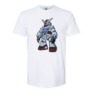 Cool Gundam Robot Softstyle CVC T-Shirt