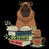 Capybara Glasses Reading Books Capybara Nerd Bookworm Hoodie