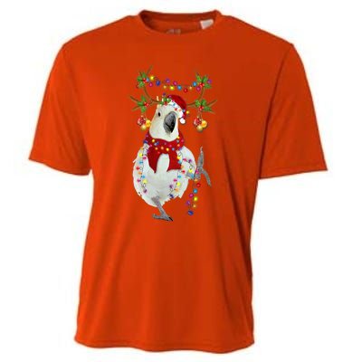 Cockatoo Gorgeous Reindeer Christmas Tree Light Xmas Cute Gift Cooling Performance Crew T-Shirt