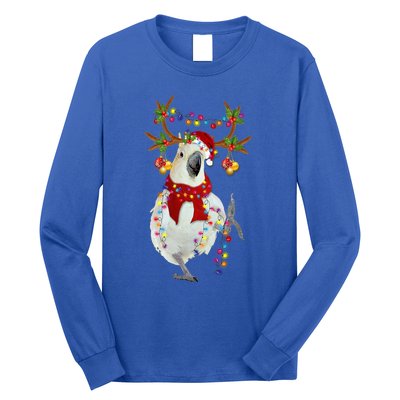 Cockatoo Gorgeous Reindeer Christmas Tree Light Xmas Cute Gift Long Sleeve Shirt