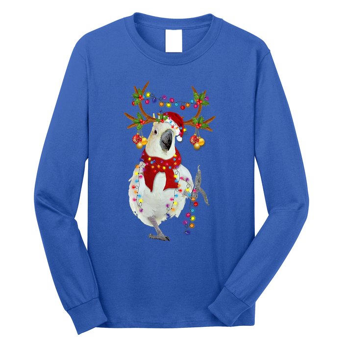 Cockatoo Gorgeous Reindeer Christmas Tree Light Xmas Cute Gift Long Sleeve Shirt