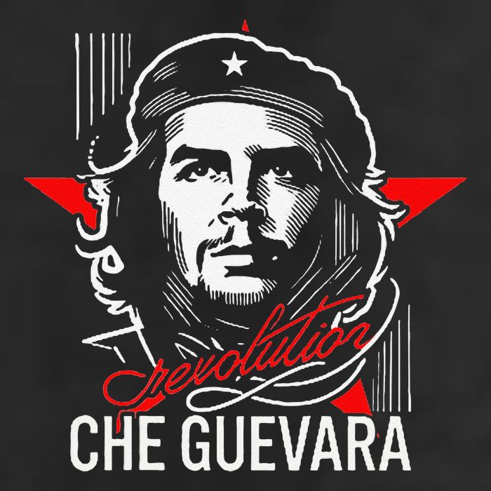 Che Guevara Rebel Signature Guerrilla Icon Revolution 7 Panel Mesh Trucker Snapback Hat