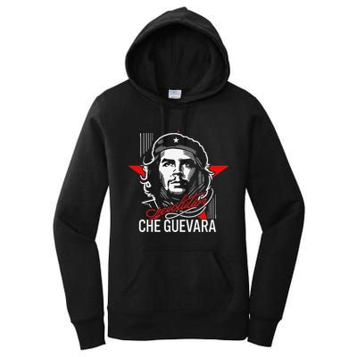 Che Guevara Rebel Signature Guerrilla Icon Revolution Women's Pullover Hoodie
