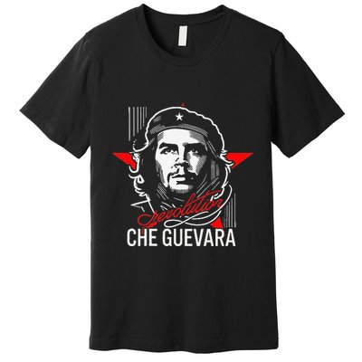 Che Guevara Rebel Signature Guerrilla Icon Revolution Premium T-Shirt
