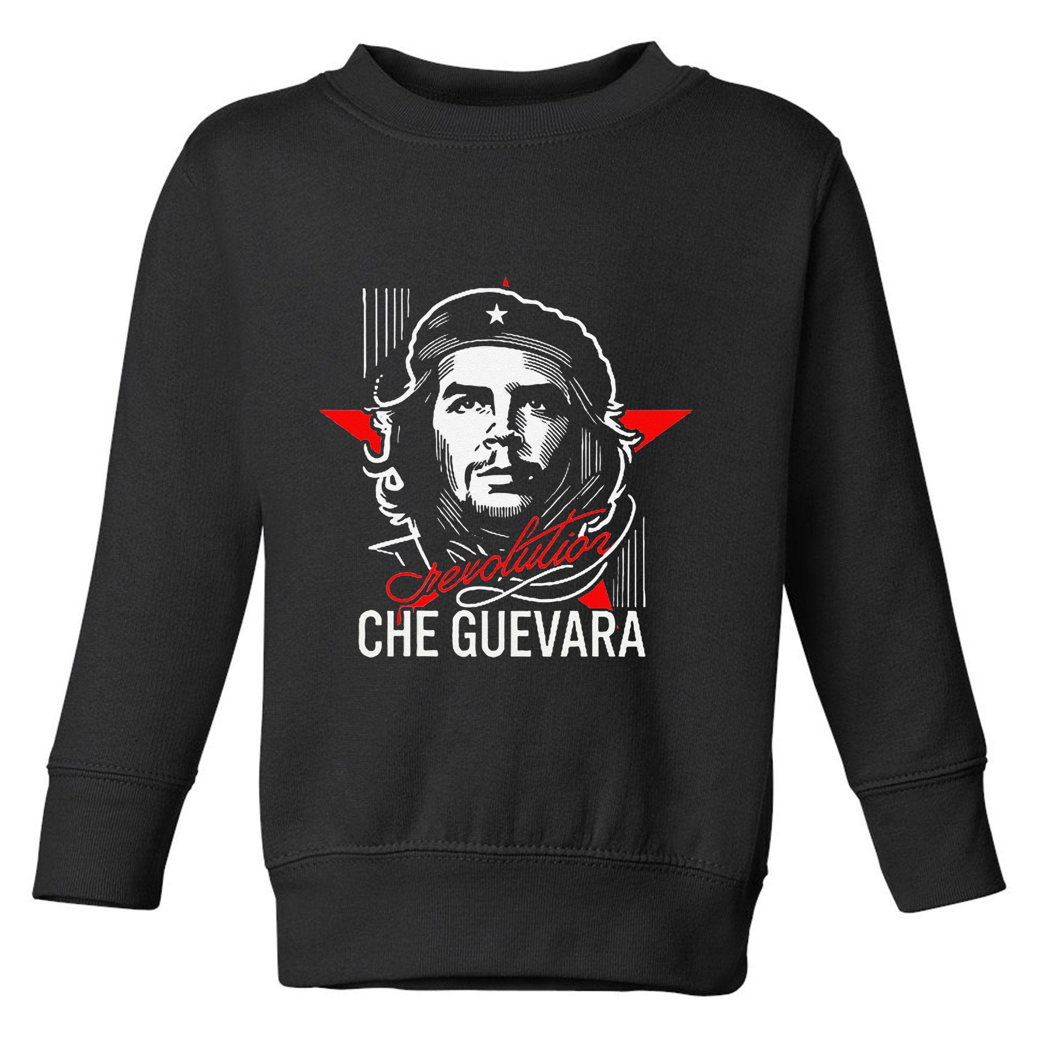 Che Guevara Rebel Signature Guerrilla Icon Revolution Toddler Sweatshirt