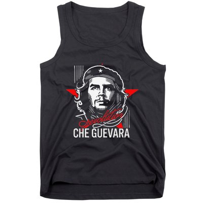 Che Guevara Rebel Signature Guerrilla Icon Revolution Tank Top