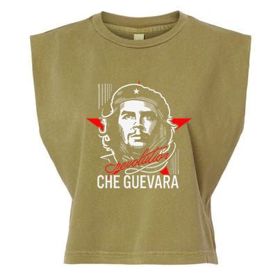 Che Guevara Rebel Signature Guerrilla Icon Revolution Garment-Dyed Women's Muscle Tee