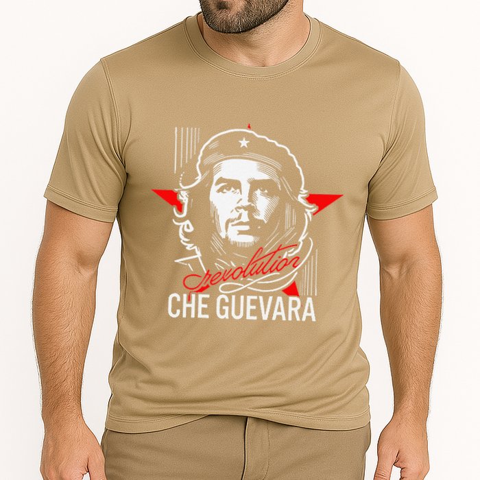 Che Guevara Rebel Signature Guerrilla Icon Revolution Cooling Performance Crew T-Shirt