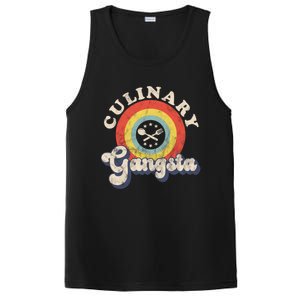 Culinary Gangster Retro Cooking Chef Funny Gift PosiCharge Competitor Tank