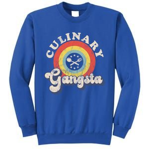 Culinary Gangster Retro Cooking Chef Funny Gift Tall Sweatshirt