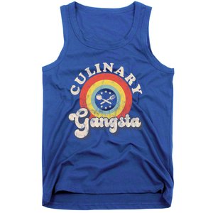 Culinary Gangster Retro Cooking Chef Funny Gift Tank Top