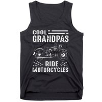 Cool Grandpas Ride MotorCycles Funny Grand Father Biker Tank Top