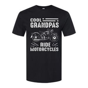 Cool Grandpas Ride MotorCycles Funny Grand Father Biker Softstyle CVC T-Shirt