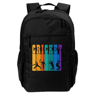 Cricket Gifts Retro Vintage Colors Cricket Players Backpack