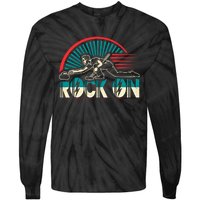 Curling Gift Rock On Winter Sports Bonspiel Tie-Dye Long Sleeve Shirt