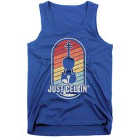 Cello Gift Retro Vintage Just Cellin Cello Lover Gift Tank Top