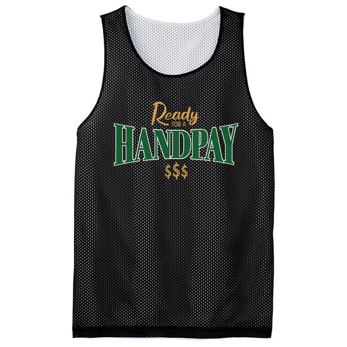 Casino Gambler Ready For A Handpay Slot Machine Player Mesh Reversible Basketball Jersey Tank