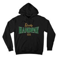 Casino Gambler Ready For A Handpay Slot Machine Player Tall Hoodie