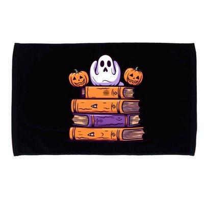 Cute Ghost Reading Books Halloween Librarian Book Microfiber Hand Towel