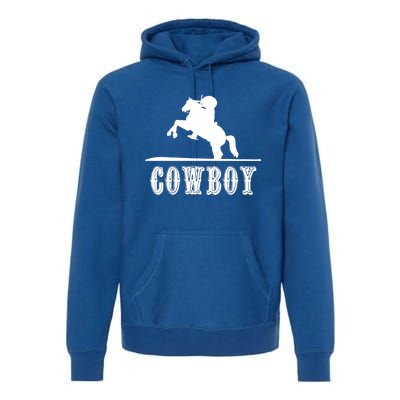 Cow Gift Rider Horse Western Rodeo Hoody Premium Hoodie