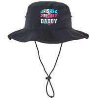 Cute Gender Reveal Ideas Fishe Or Fishe Daddy Loves You Fishing Legacy Cool Fit Booney Bucket Hat