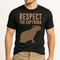 Capybara Gifts Respect The Capybara Cute Animal Cooling Performance Crew T-Shirt