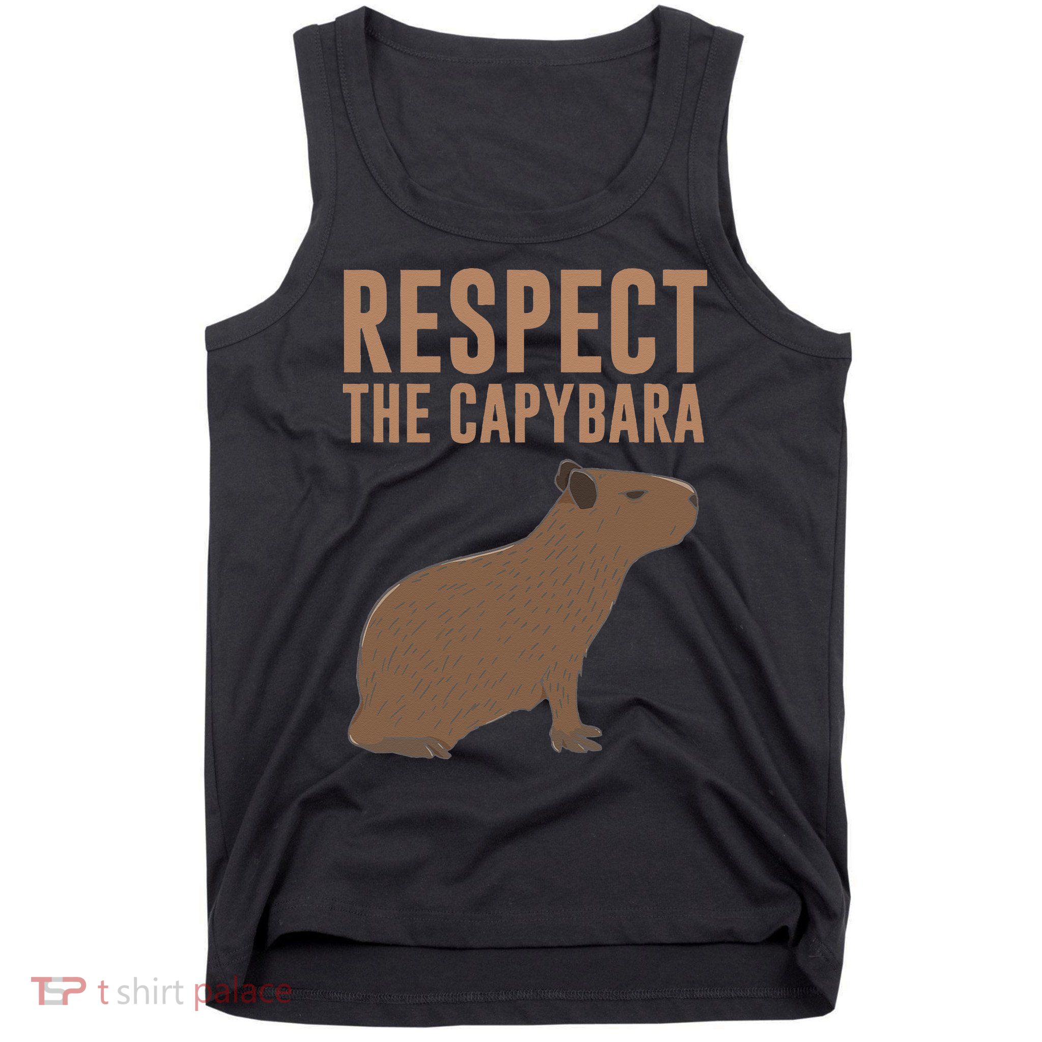 Capybara Gifts Respect The Capybara Cute Animal Tank Top