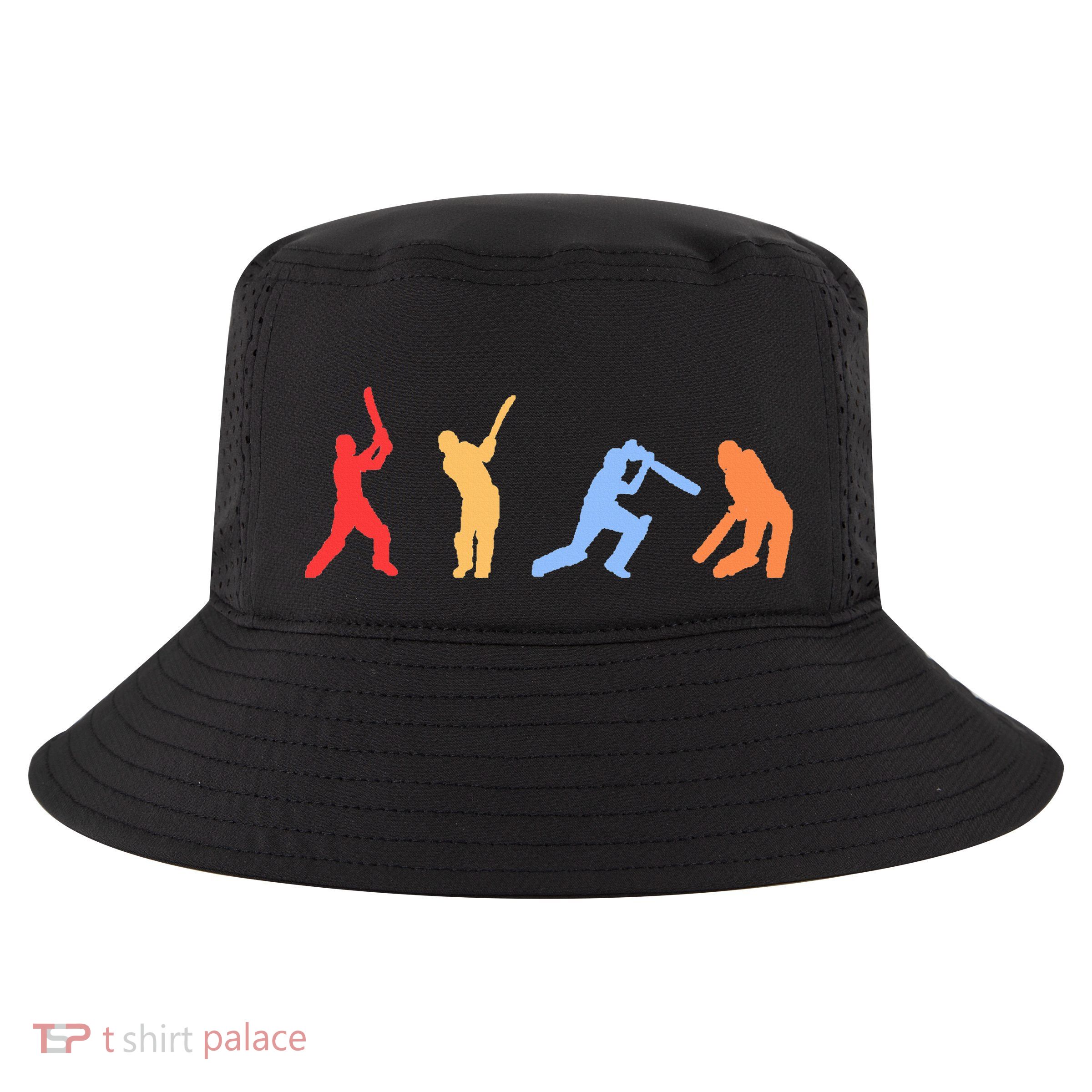 Cricket Gifts Retro Vintage Colors Cricket Players Cool Comfort Performance Bucket Hat