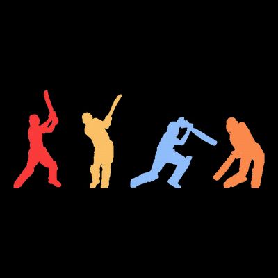Cricket Gifts Retro Vintage Colors Cricket Players T-Shirt