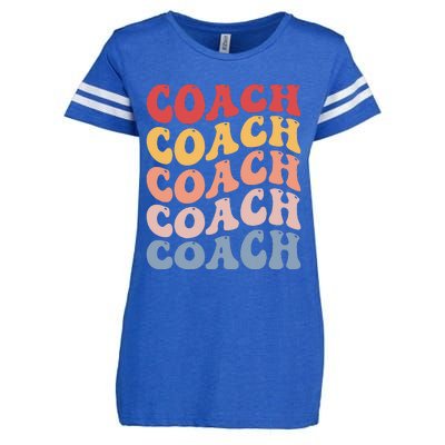 Coach Groovy Retro Enza Ladies Jersey Football T-Shirt