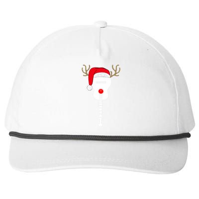 Christmas Guitar Santa Hat Reindeer Antlers For Adults T Snapback Five-Panel Rope Hat