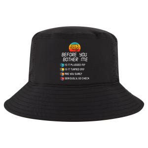 Computer Geek Sysadmin Gift Funny Tech Support Checklist Gift Cool Comfort Performance Bucket Hat