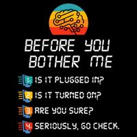 Computer Geek Sysadmin Gift Funny Tech Support Checklist Gift Daily Commute Backpack