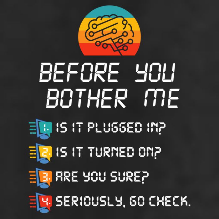Computer Geek Sysadmin Gift Funny Tech Support Checklist Gift Trucker Hat