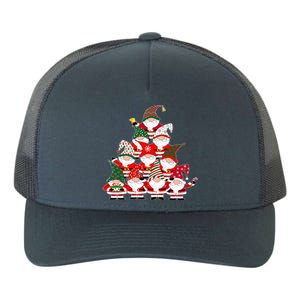 Christmas Gnome Santa Tree Holiday Funny Cute Gift Yupoong Adult 5-Panel Trucker Hat