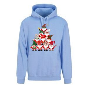 Christmas Gnome Santa Tree Holiday Funny Cute Gift Unisex Surf Hoodie