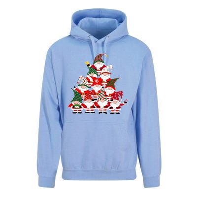 Christmas Gnome Santa Tree Holiday Funny Cute Gift Unisex Surf Hoodie