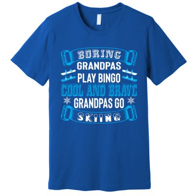 Cool Grandpas Ski Ski Grandpa Ski Skier Meaningful Gift Premium T-Shirt