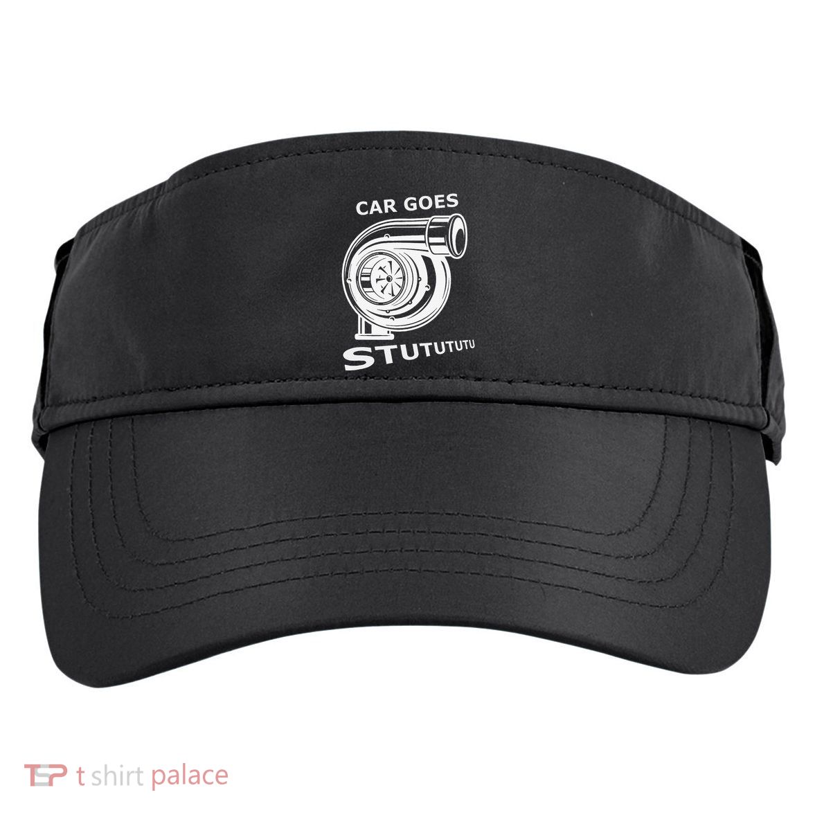 Car Goes Stutututu Car Guy Turbo Mechanic Gearhead Funny Adult Drive Performance Visor