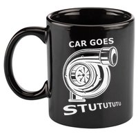Car Goes Stutututu Car Guy Turbo Mechanic Gearhead Funny 11oz C Handle Ceramic Mug