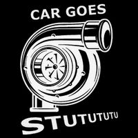 Car Goes Stutututu Car Guy Turbo Mechanic Gearhead Funny Drawstring Bag