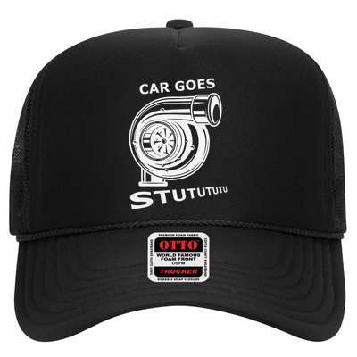 Car Goes Stutututu Car Guy Turbo Mechanic Gearhead Funny Trucker Hat