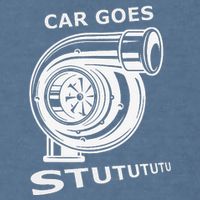 Car Goes Stutututu Car Guy Turbo Mechanic Gearhead Funny Garment-Dyed Sweatshirt